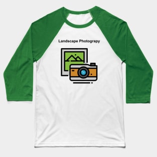 A colorful graphic of landscape photography Baseball T-Shirt